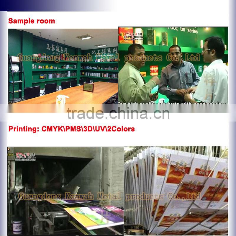 china square stainless steel oil can for FDA