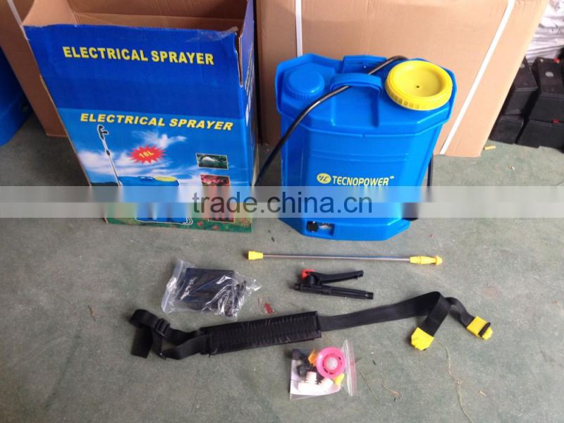 16L agriculture rechargeable sprayer, portable battery sprayer for sale