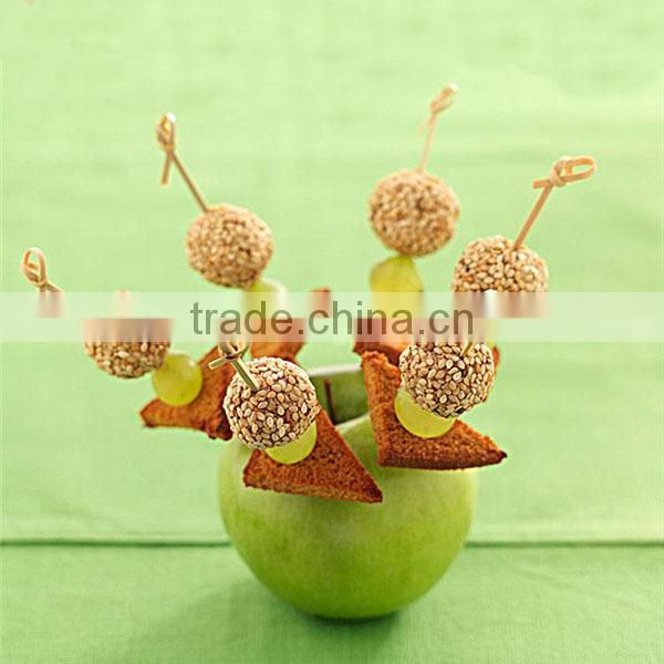 Food Grade party decorate cocktail bamboo knot skewer