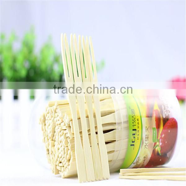Wholesale Fancy mini Bamboo Disposable Forks