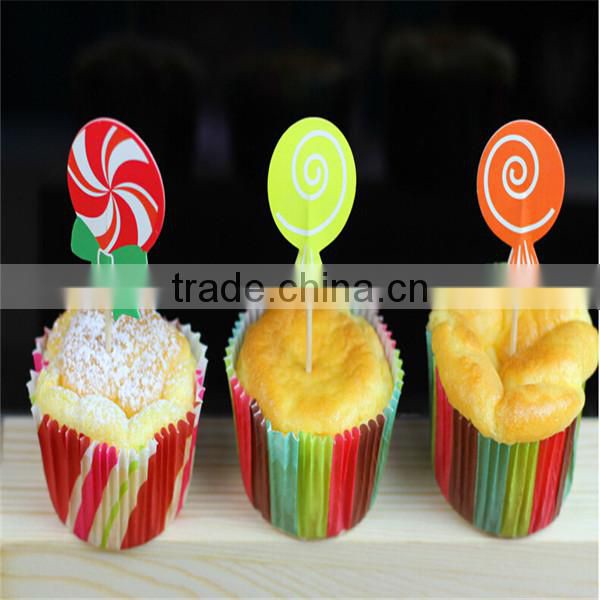 China bamboo disposable party cake decorate bamboo stick