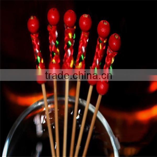 China bamboo disposable party cake decorate bamboo stick