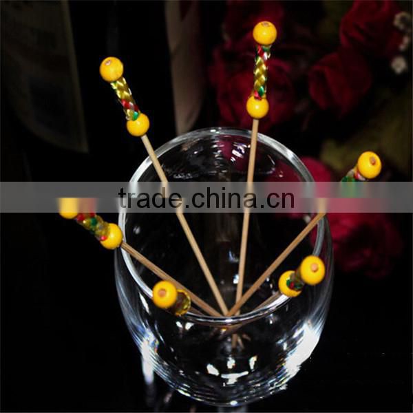 Christmas decorations made in China of bamboo bead skewer
