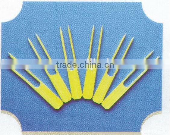 Cocktail party fishion double bamboo pick
