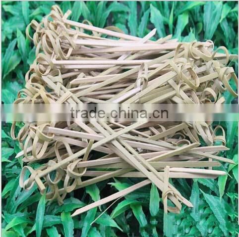 Food Grade party decorate cocktail bamboo knot skewer