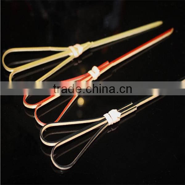 Disposable fashion color decoration party bamboo skewer