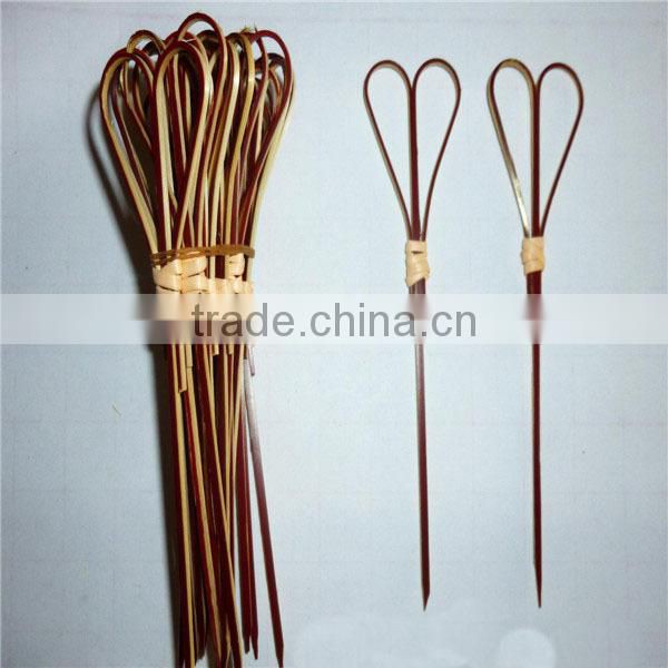 High quality natural party decorate custom cocktail heart pick