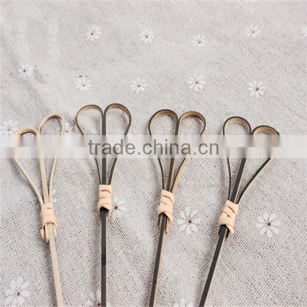 Disposable decorative cocktail party color bamboo skewer
