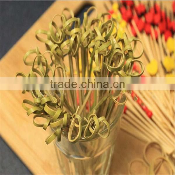 China bamboo disposable party knotted bamboo skewer