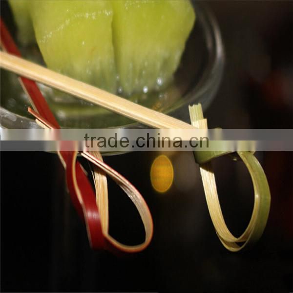 Food Grade party decorate cocktail bamboo knot skewer