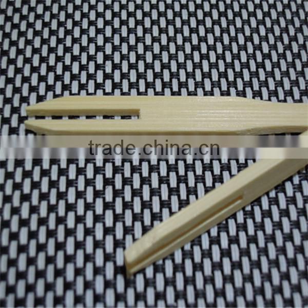 9cm Nature color disposable bamboo fruit Fork