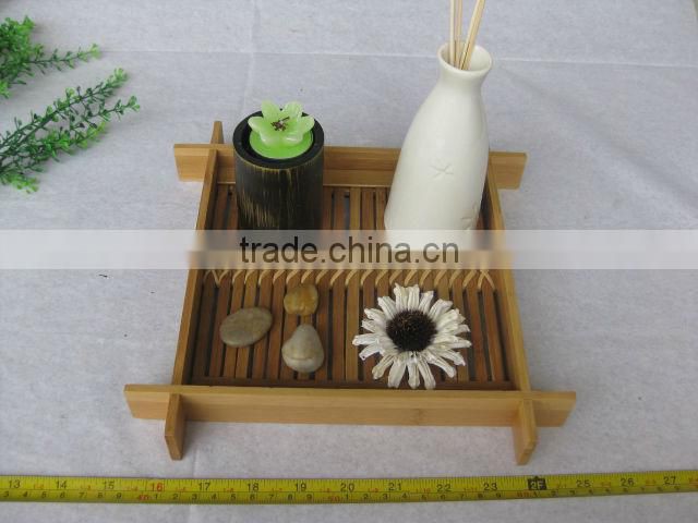 Bamboo Craft Candle Holder