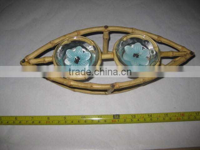 Religious Creative Bamboo Candle Holder