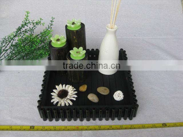 Bamboo Craft Candle Holder