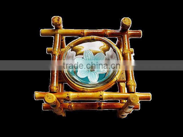 Bamboo Craft Candle Holder