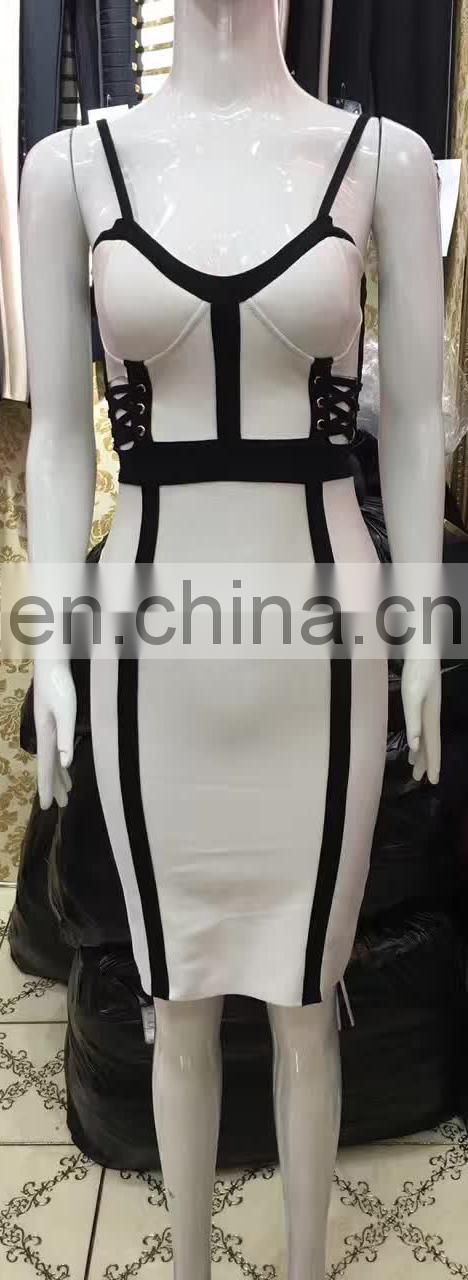 white affordable price summer bandage dress high class perfect wonderful dress for party