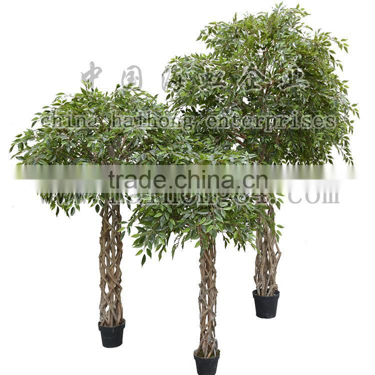 2015 wholesale High Quality Artificial1-3m ficus tree, artificial bonsai