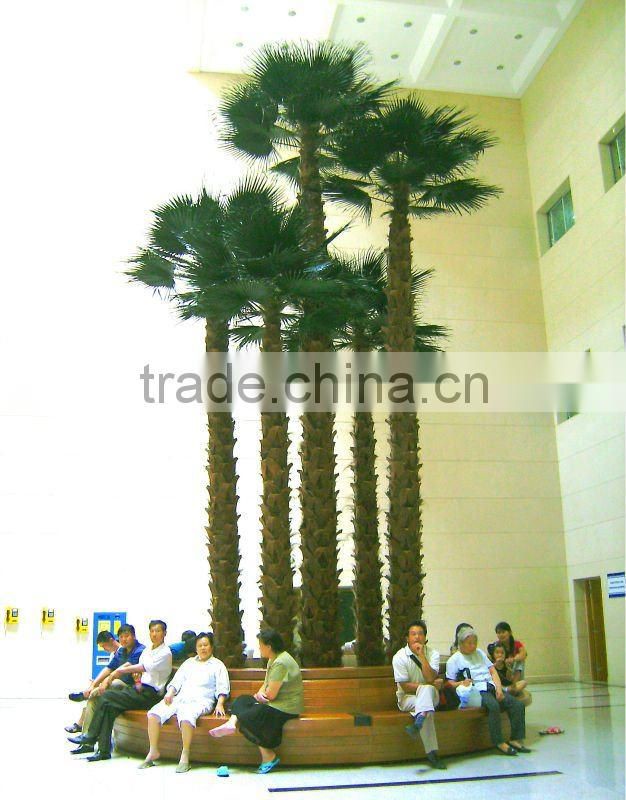 man-made/fake/artificial washington's palm tree