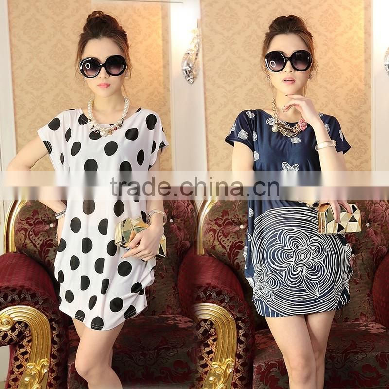 cute tops in stock cartoon printed womens stripe t shirts round neck woman clothes free size short sleeve