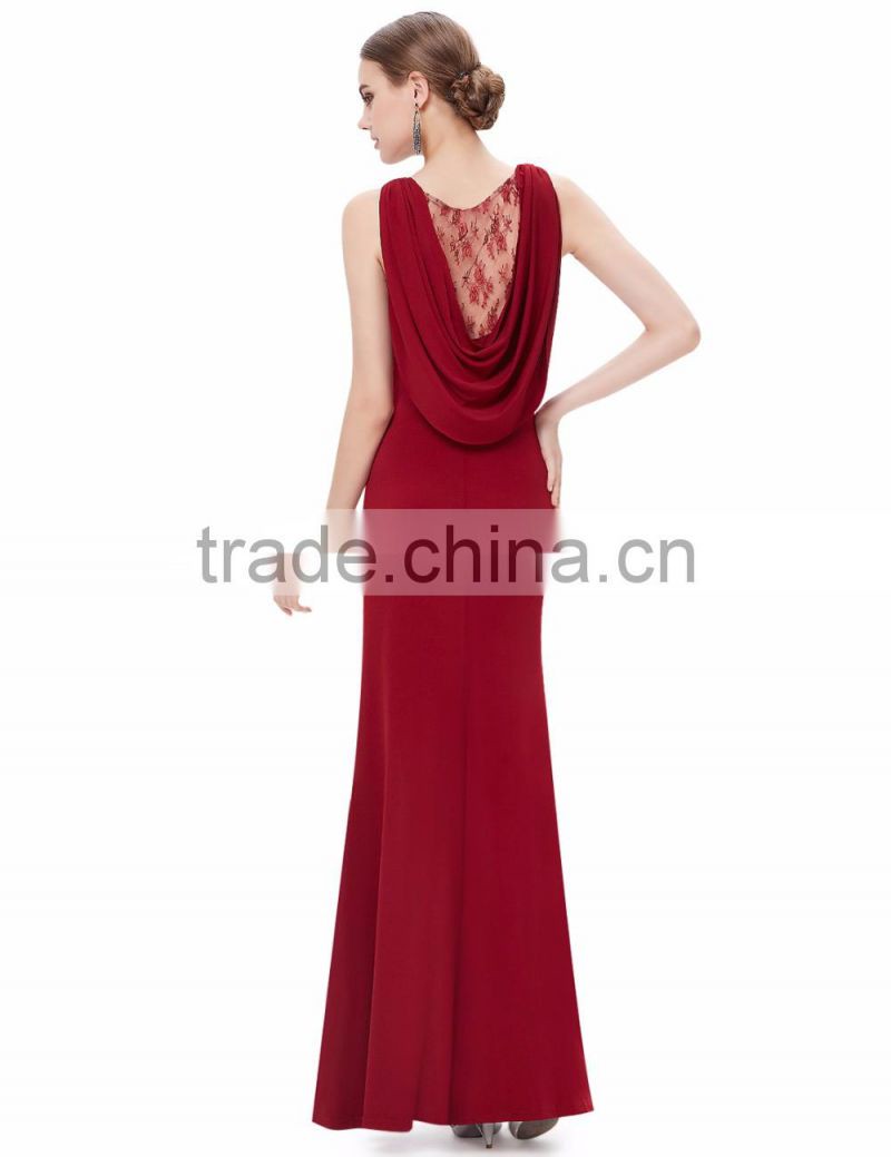 New in Formal Evening Maxi Sleeveless Elegant Prom Dress OEM/ODM
