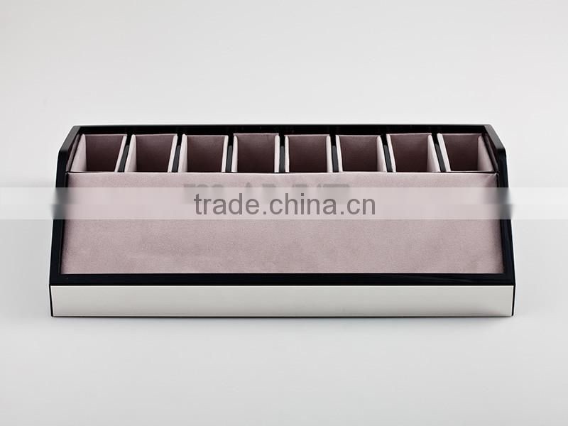 Unique wooden belt display 8-Grid display belt display stand