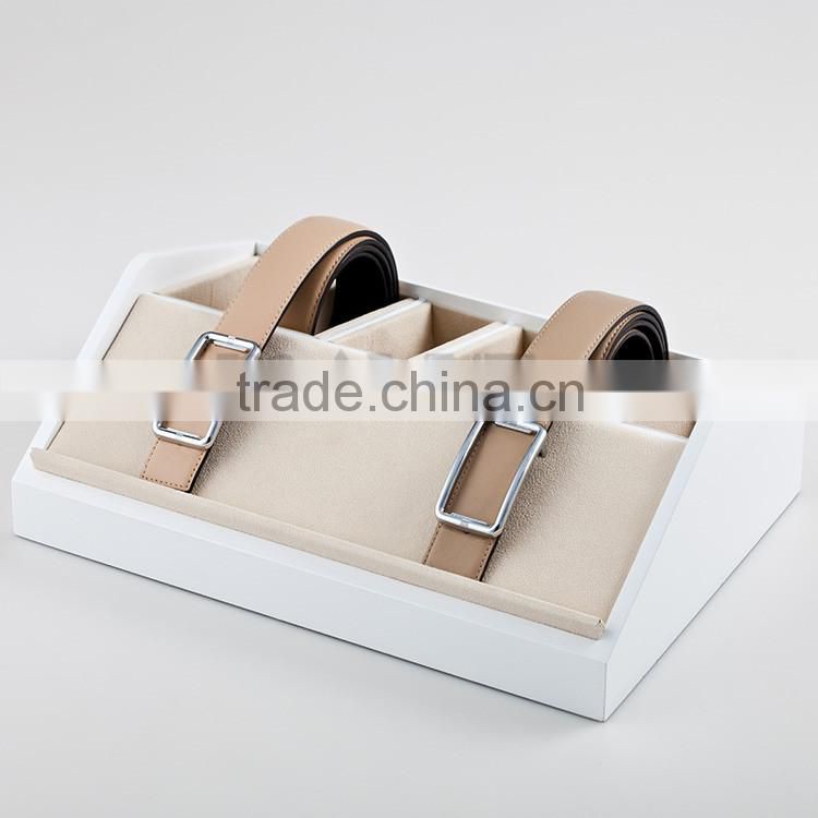 Shop-fit Unique wooden 6-Grid belt display racks