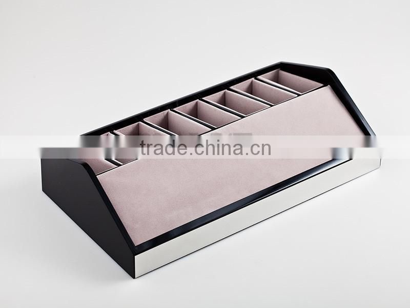 Unique wooden belt display 8-Grid display belt display stand