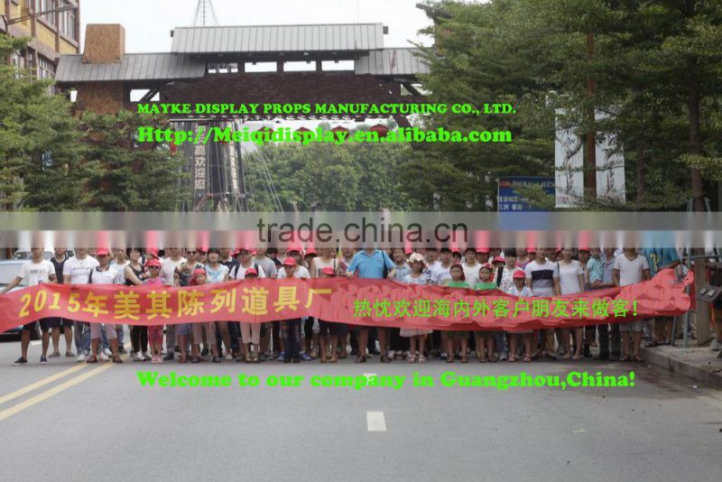 High quality 8-Grid Wooden Belt Display Property for belt advertising