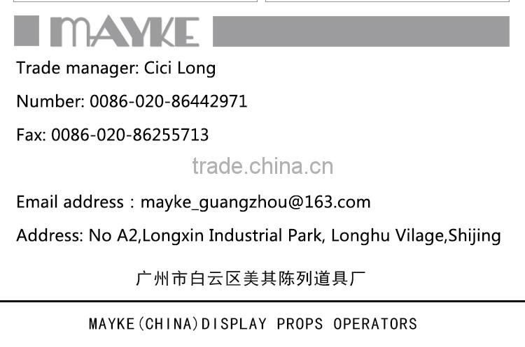 top quality steel S-Shape belt display rack for wholesale