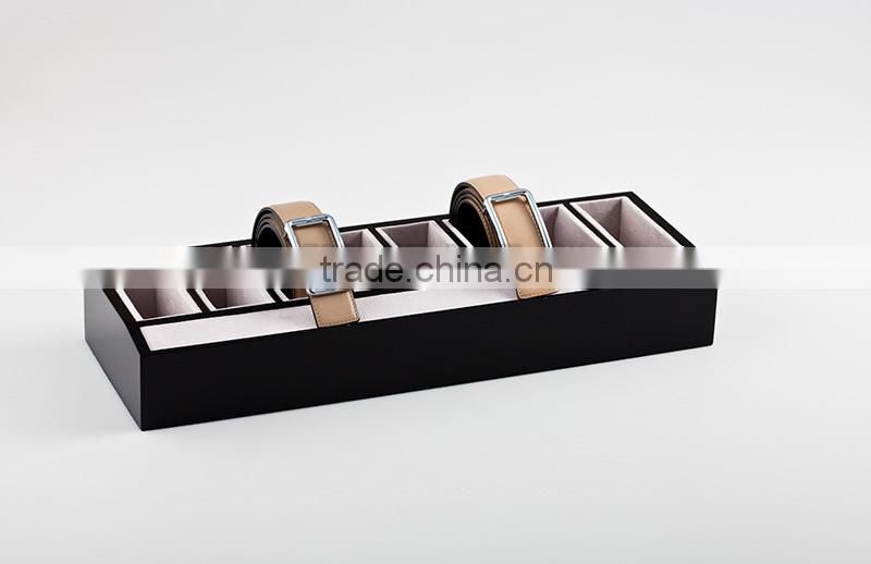 High quality 8-Grid Wooden Belt Display Property for belt advertising