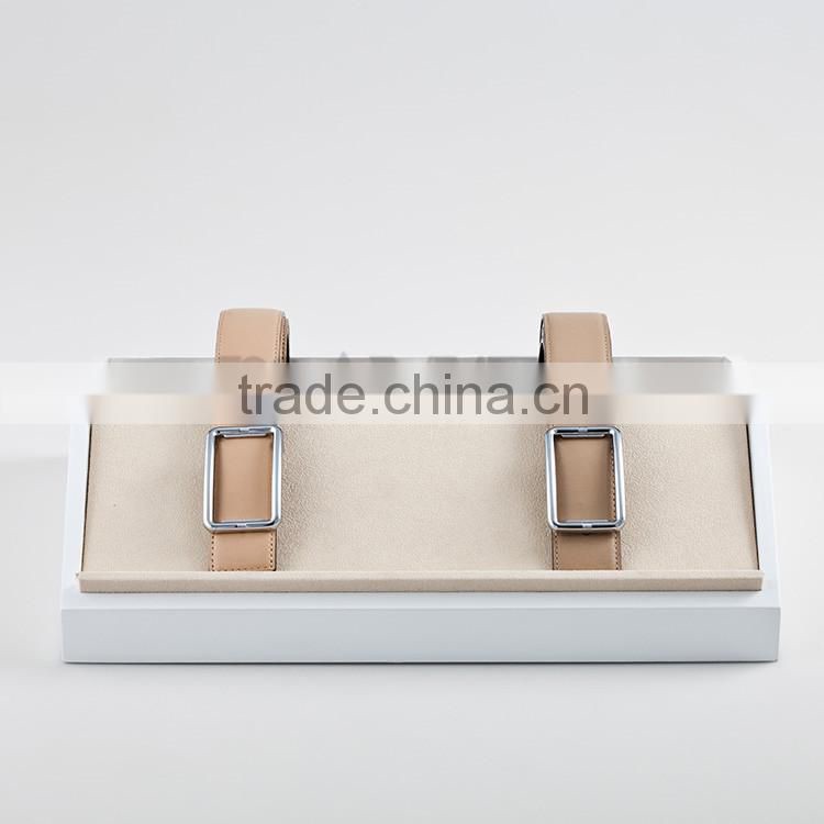 Shop-fit Unique wooden 6-Grid belt display racks