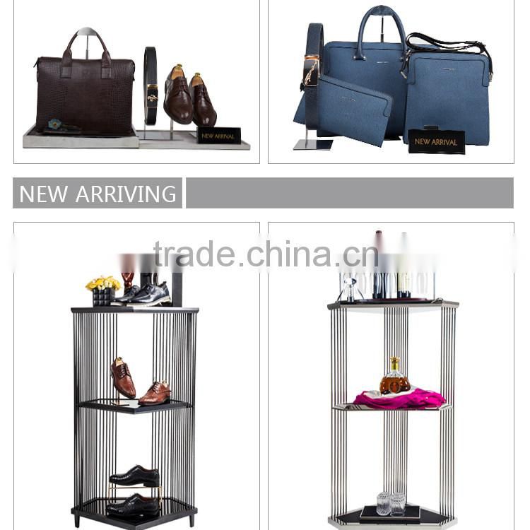 top quality steel S-Shape belt display rack for wholesale