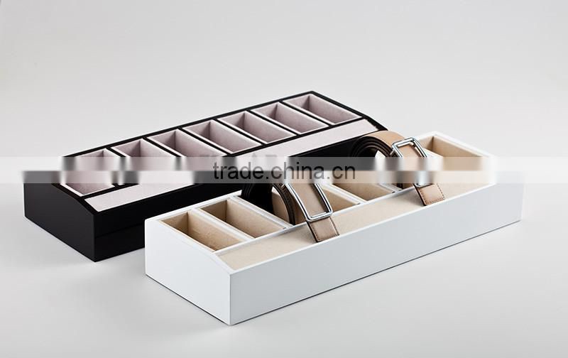 High quality 8-Grid Wooden Belt Display Property for belt advertising