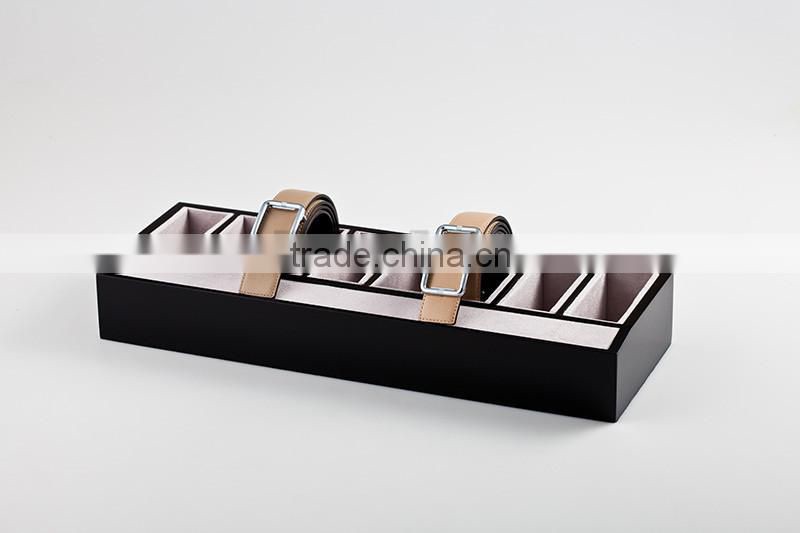 High quality 8-Grid Wooden Belt Display Property for belt advertising
