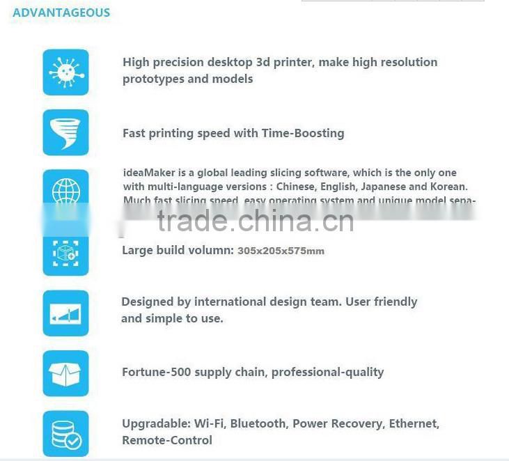 Popular in 2015 High resolution 0.02mm Digital printer/3D printer for sale with CE