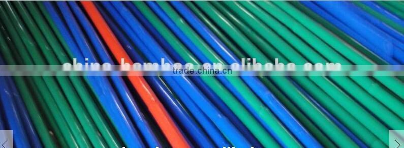 plastic coated bamboo poles