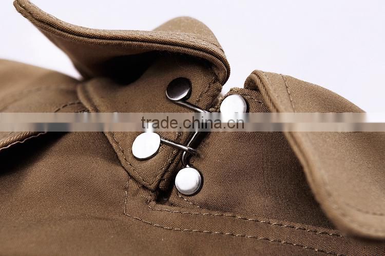 2014 new fashion winter long beige buttons elegant jacket coat super star