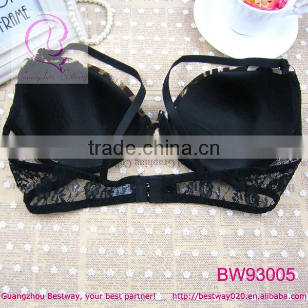 About 1 USD hot sex bra images sexy bra and panty new design for wholesale women sexy leopard bra underwear
