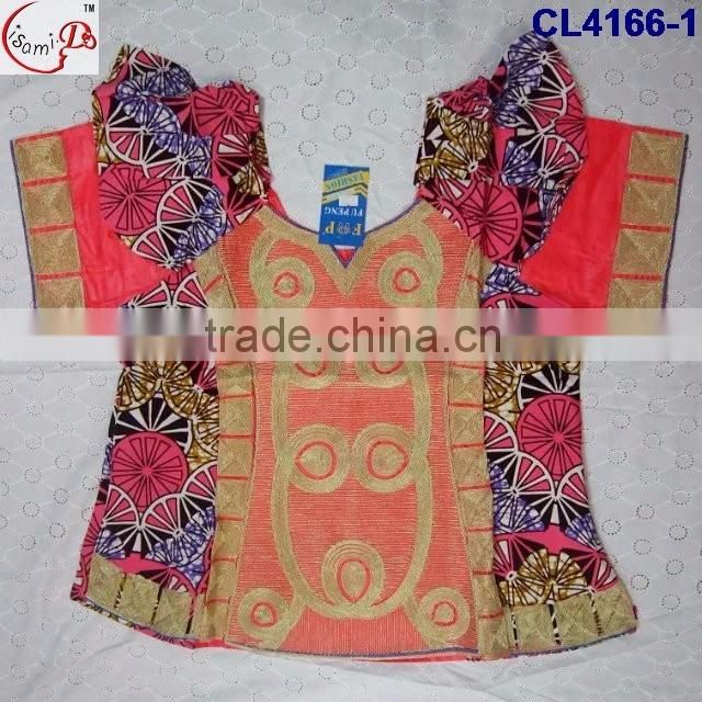 CL4166 Bazin Multicolored newest popular loose comfortable color special pattern long dress soft material African dress