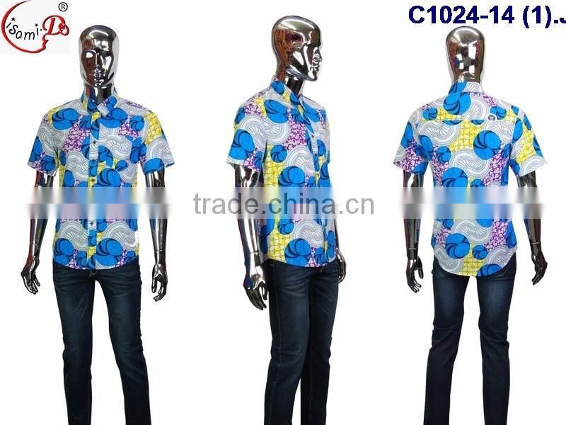 C1024 Factory price Multicolored newest popular loose comfortable color special pattern long dress soft material African dress