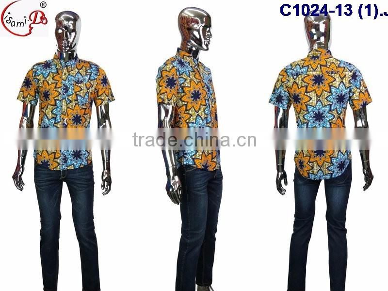 C1024 Factory price Multicolored newest popular loose comfortable color special pattern long dress soft material African dress