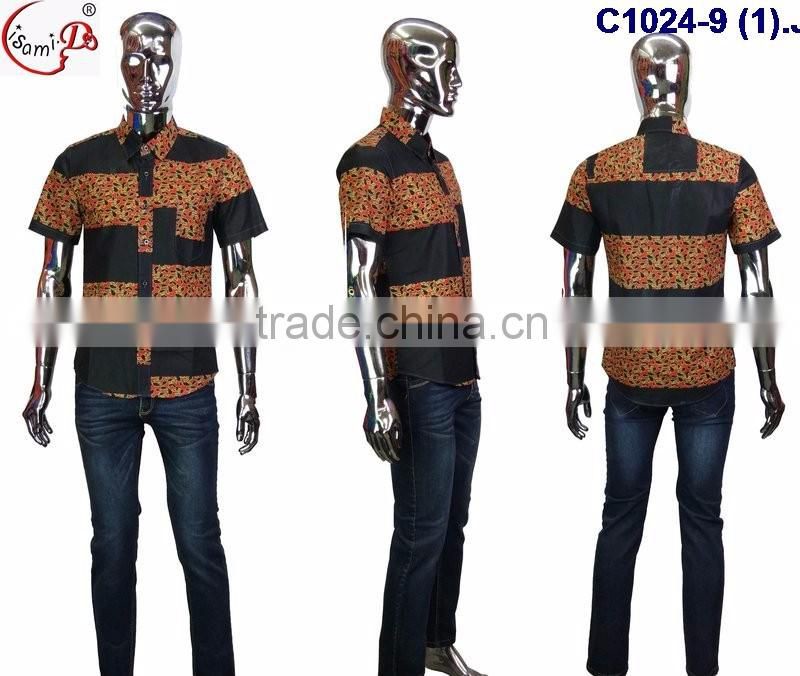 C1024 Factory price Multicolored newest popular loose comfortable color special pattern long dress soft material African dress