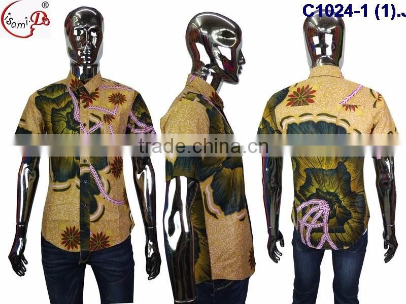 C1024 Factory price Multicolored newest popular loose comfortable color special pattern long dress soft material African dress