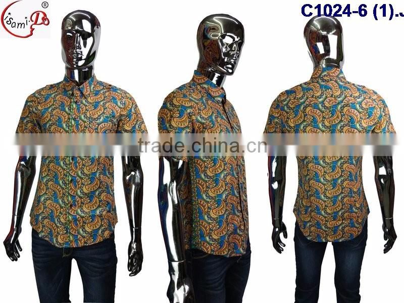 C1024 Factory price Multicolored newest popular loose comfortable color special pattern long dress soft material African dress