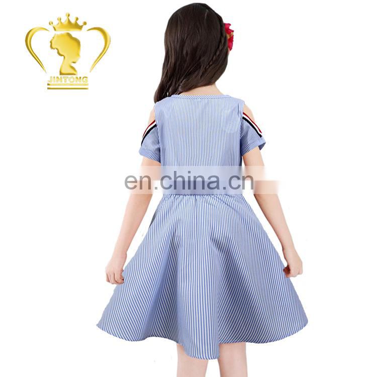 2017 France hot sale dresses for girls of 7 years old