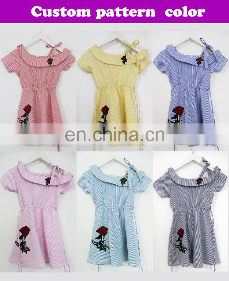 Hot selling wholesale fancy dresses for girls pakistan 2017