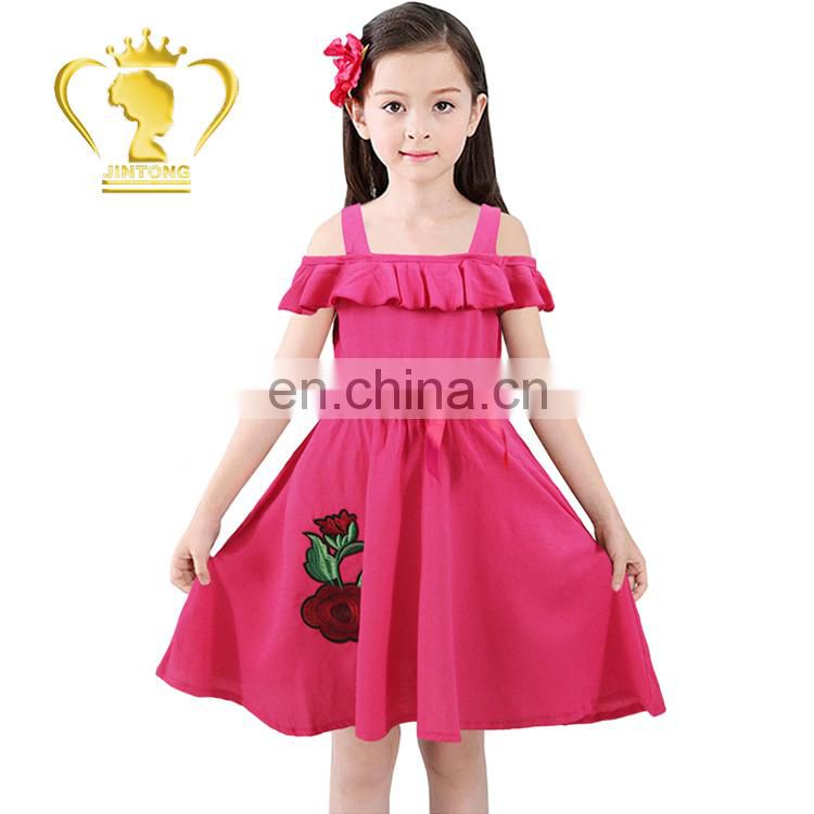 2017 korean girl lace frock design baby princess dress