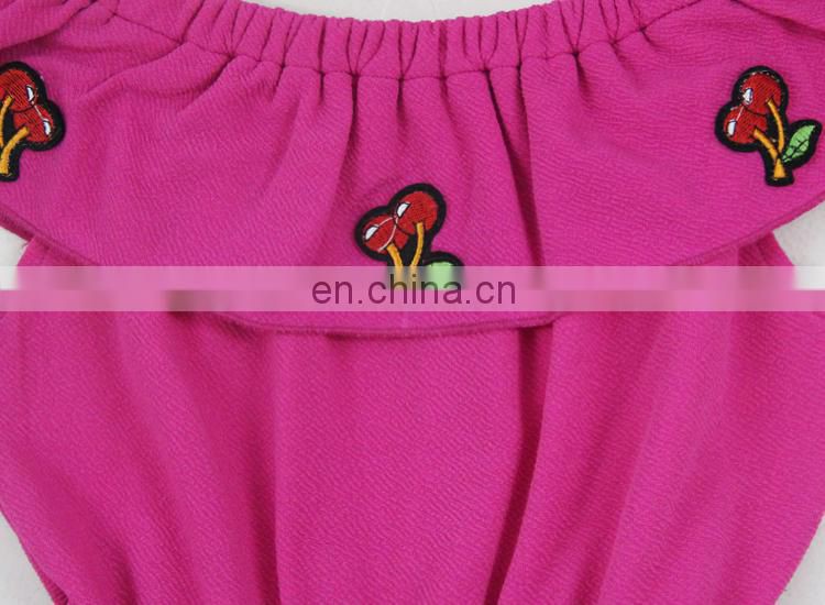 Factory direct supply hot selling princess girl kids dress 2017