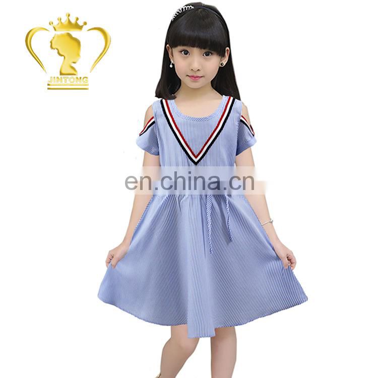 2017 France hot sale dresses for girls of 7 years old