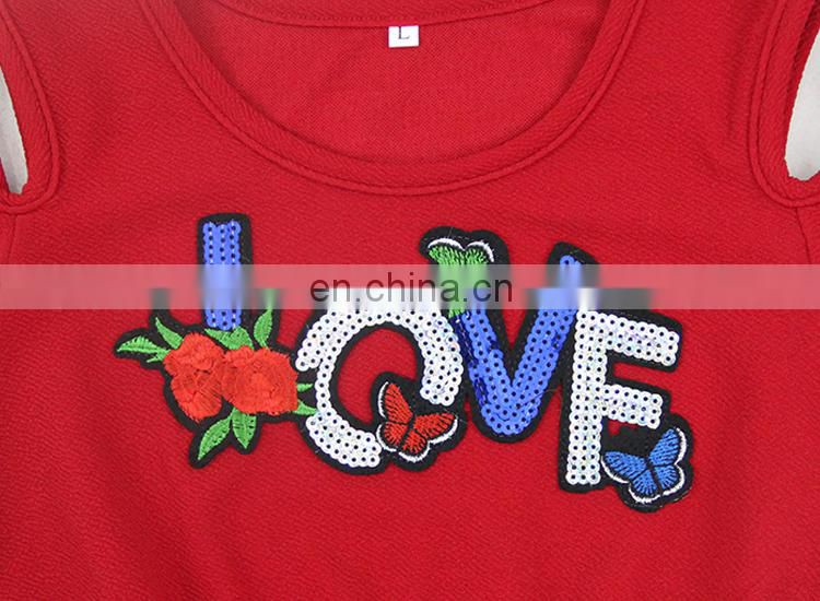 2017 hot sale baby frock simple designs kids shoulder dress for girls